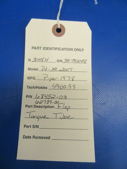 Piper PA-34-200T Seneca II Flap Torque Tube P/N 68452-03 (1119-404)5