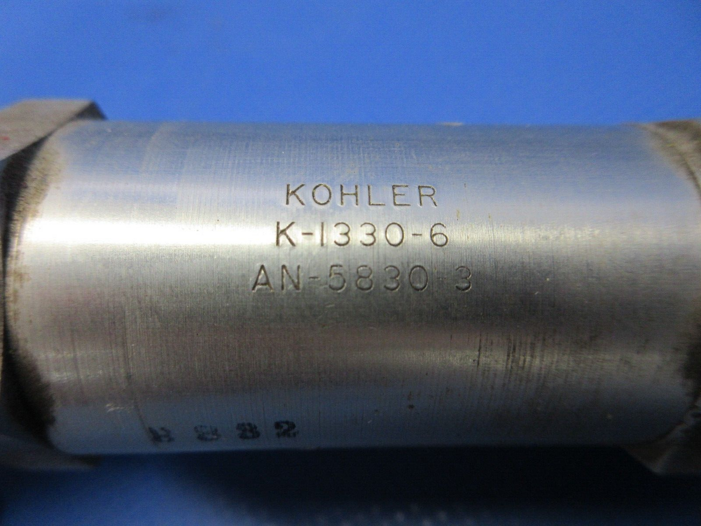 Piper PA-23-250 Aztec Kohler Check Valve P/N K-1330-6 (0624-1346)6