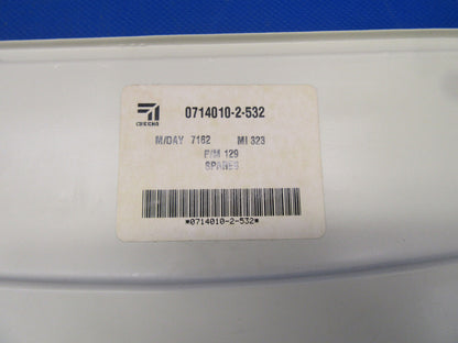 Cessna Seat Bottom Trim Cream Plastic P/N 0714010-2-532 (0518-251)