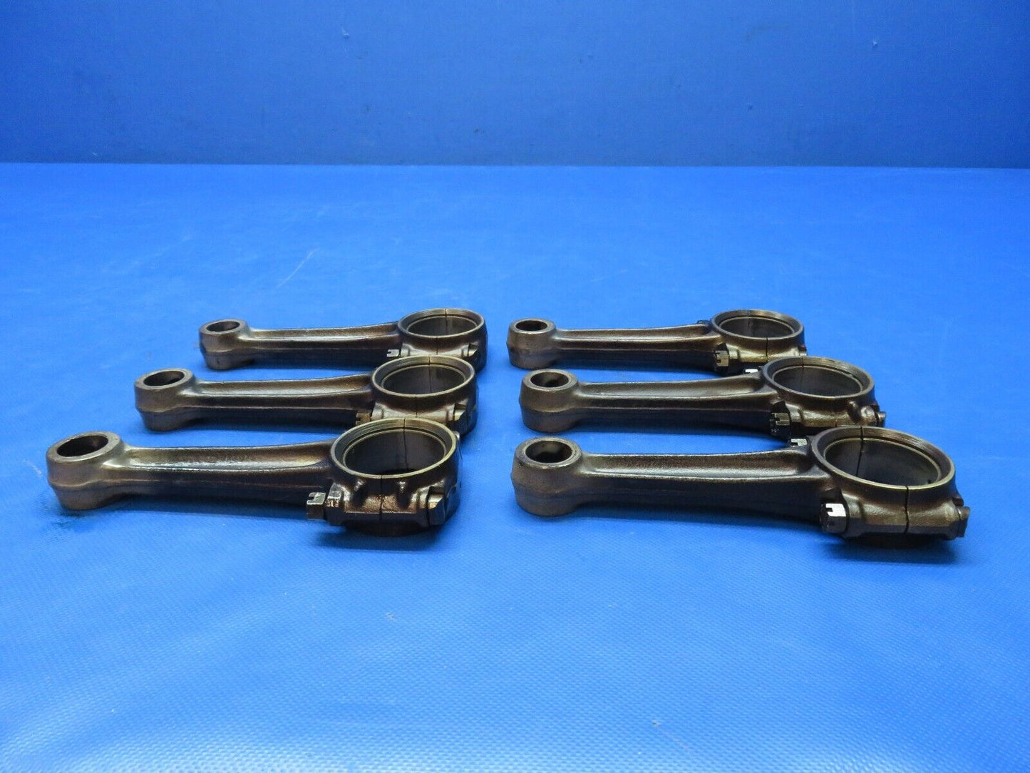 Continental O-300-D Connecting Rods # 530186, 626119 LOT OF 6 (0724-1843)