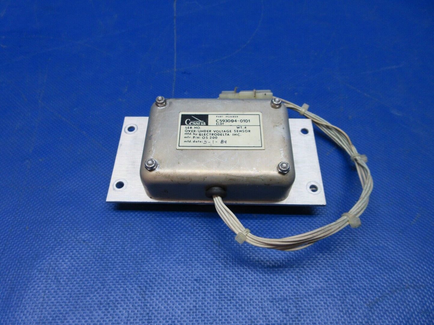 Cessna Electrodelta Over / Under Voltage Sensor P/N OS-200 WARRANTY (0724-1387)