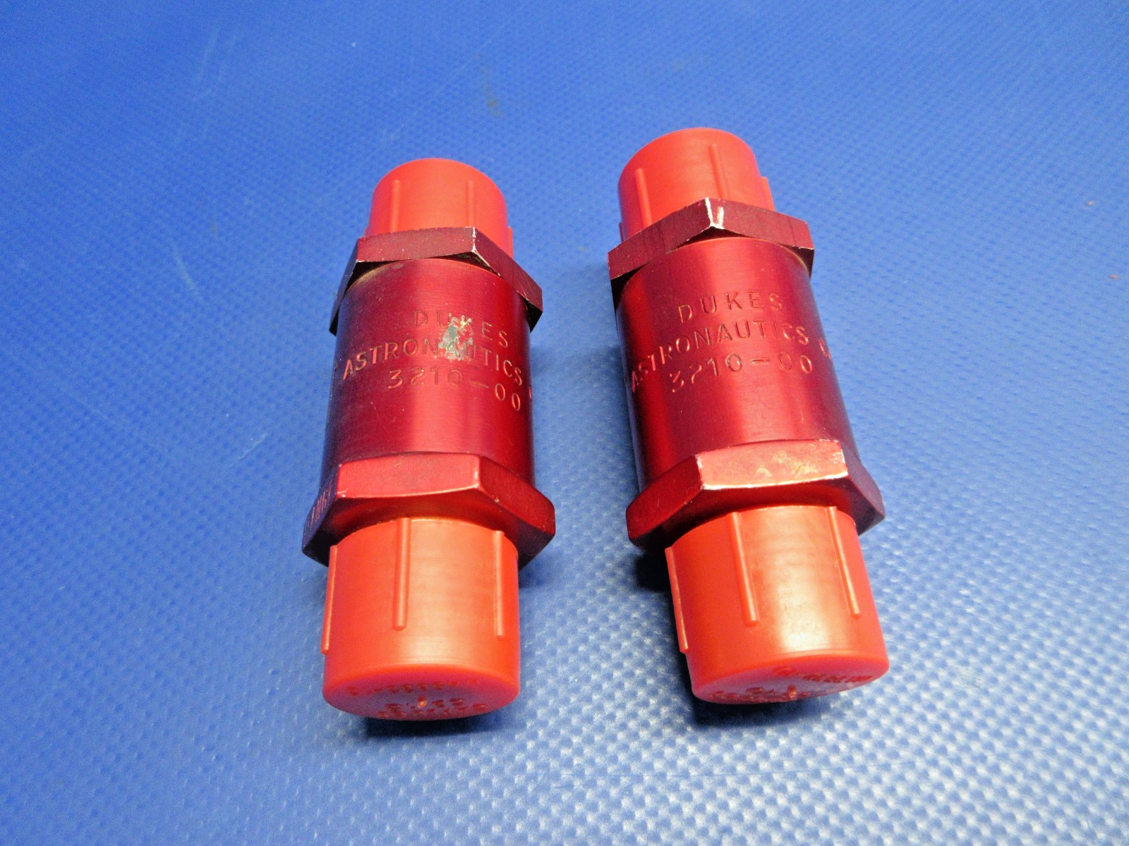 Beech D95A Travel Air Dukes Astronics Check Valve P/N 3210-00 LOT OF 2 (0326-8060