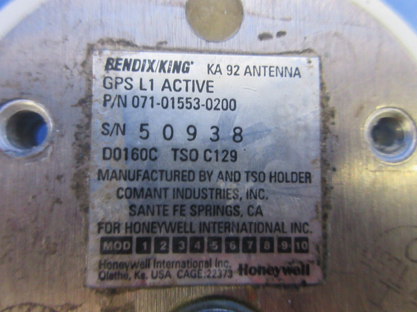 Bendix King GPS Antenna P/N CI405-2 (0524-1186)