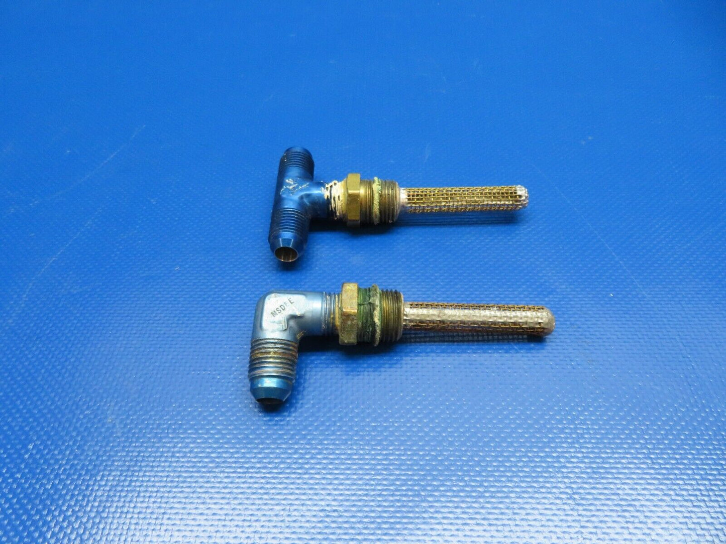 Aviation Fuel Finger Strainers 1-7/8" Long Screen 3/8" NPT LOT OF 4 (1124-183)