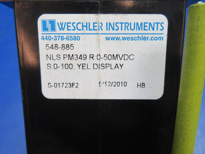 1996 Piper  Instruments Ampmeter Yel Display P/N 548-885 WARRANTY (1124-133)1