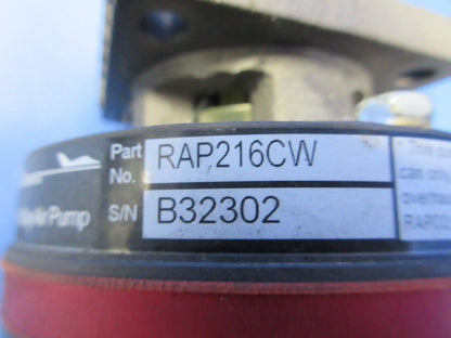 Cessna 180K Rapco Dry Air Pump P/N RAP216CW w/ Fittings - CORE (0824-1202)