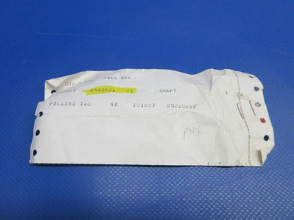 Cessna Rudder Pedal Pivot Shaft P/N 1460501-21 NOS (0424-1194)