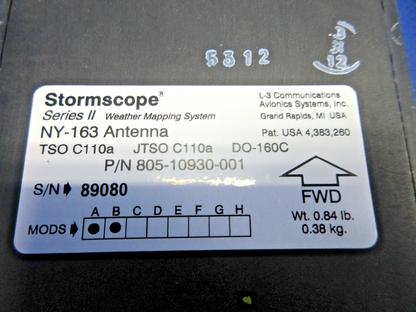 L3 Communications Stormscope Series II NY-163 Antenna 805-10930-001 (0926-844)4