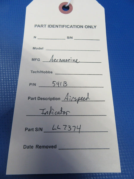 Aeromarine Airspeed Indicator P/N 541-B  CORE (0324-26)