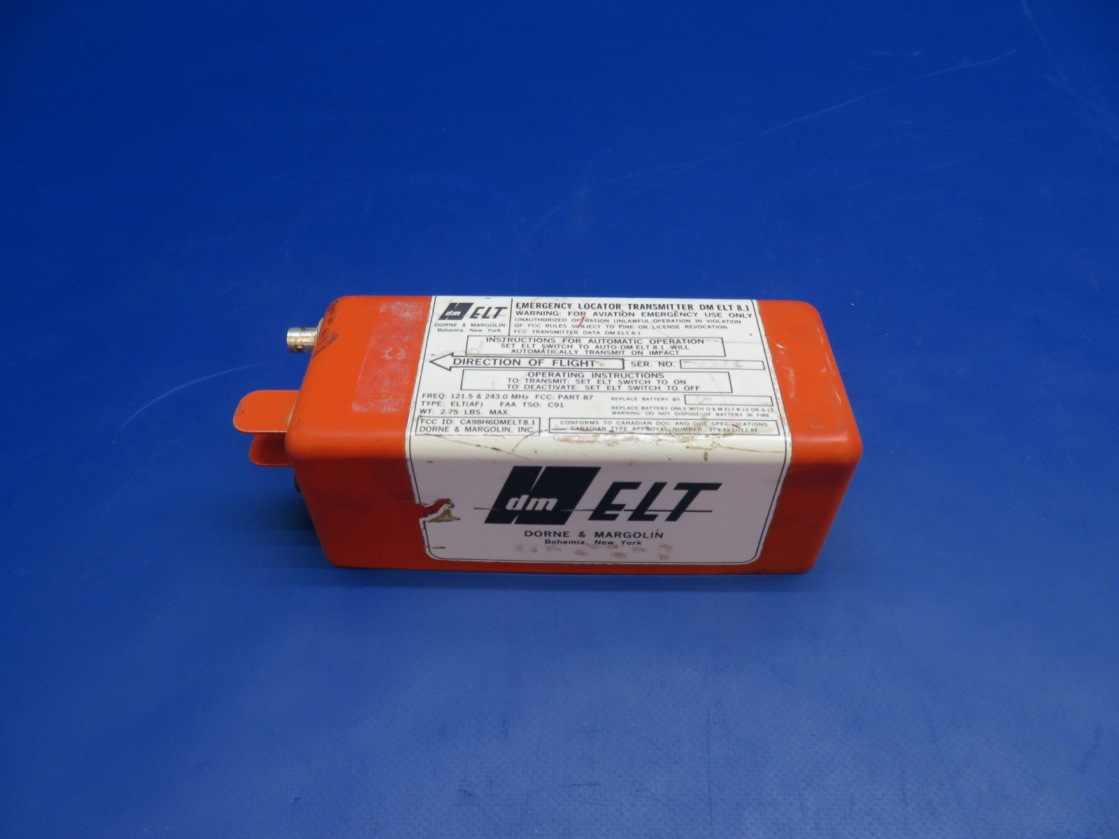 Dorne & Margolin ELT P/N 8.1, DMELT8.1 TESTED (0426-1724)0