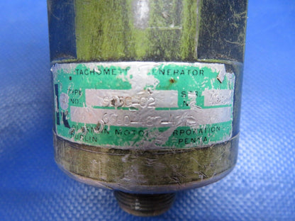 Kollsman Motor Corp Tachometer Generator P/N 6680-487-4374 TESTED (0924-126)