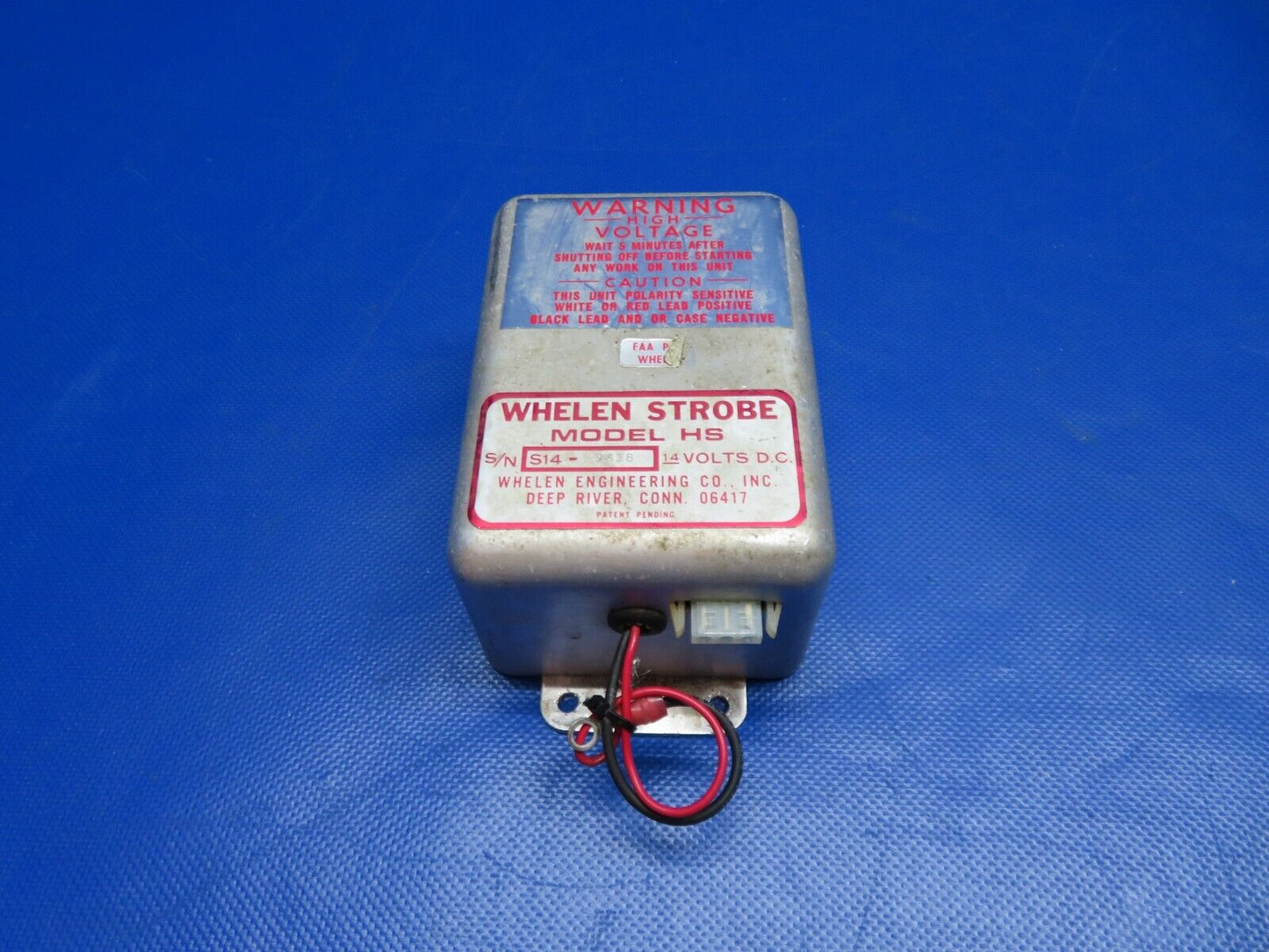 Bellanca 17-30A Viking Whelen Strobe Light Power Supply H/S TESTED (0624-104)