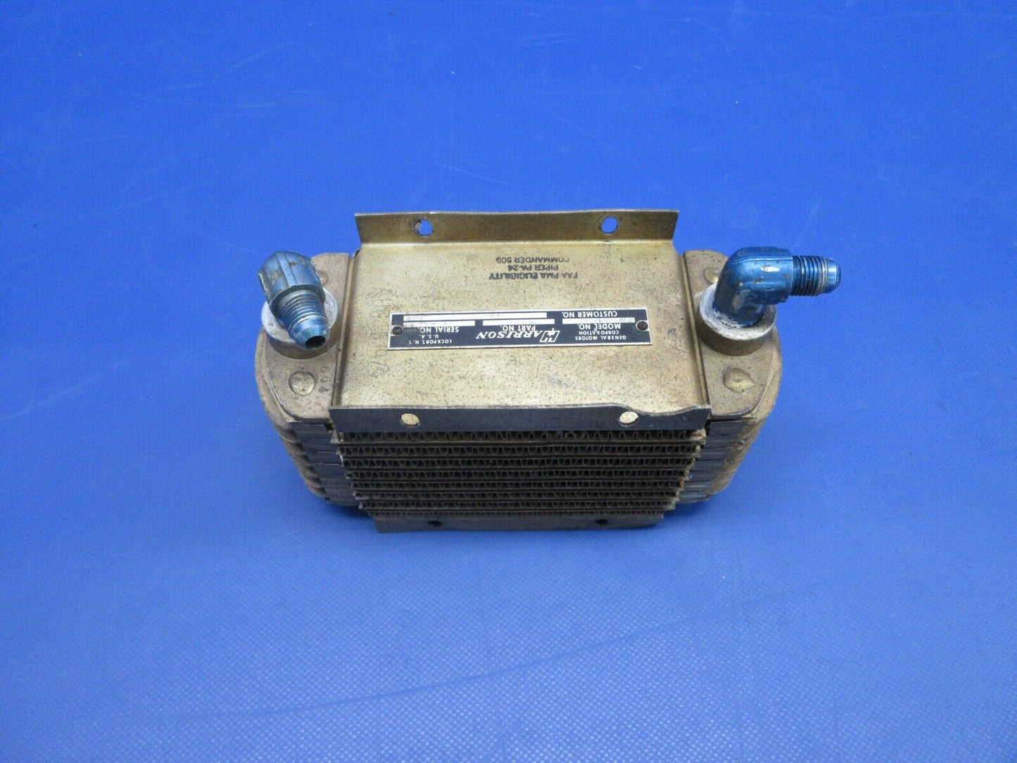 Harrison AP07AU06-03 Oil Cooler Assy P/N 8526250 CORE (0424-1137)