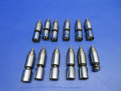 Lycoming Hydraulic Lifter Tappet P/N 78290 LOT OF 12 /One Missing Cap (0226-992)2