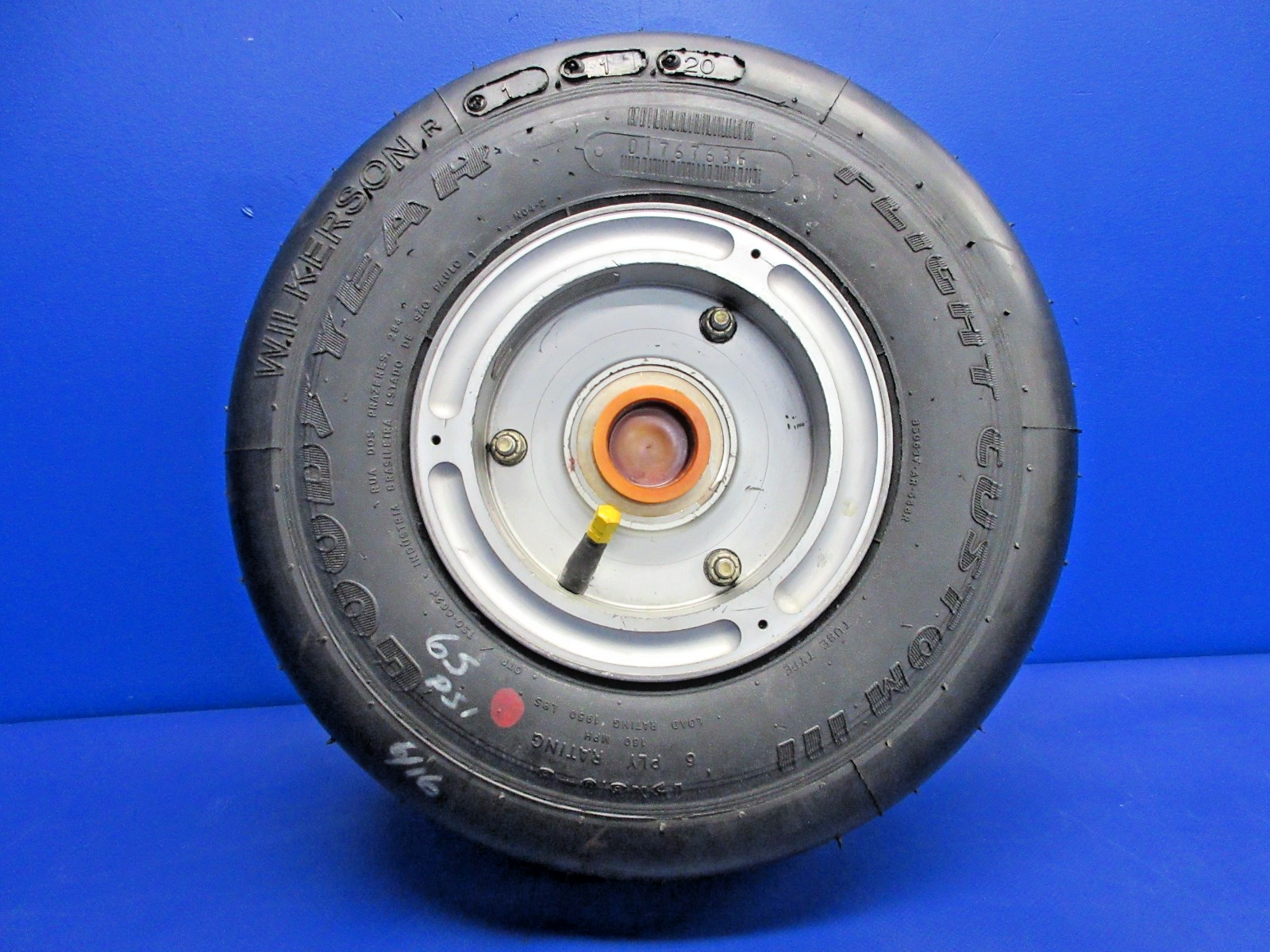 Cirrus / Cleveland 40-75P 6.00-6 Main Wheel w/Tire (0326-2017)2