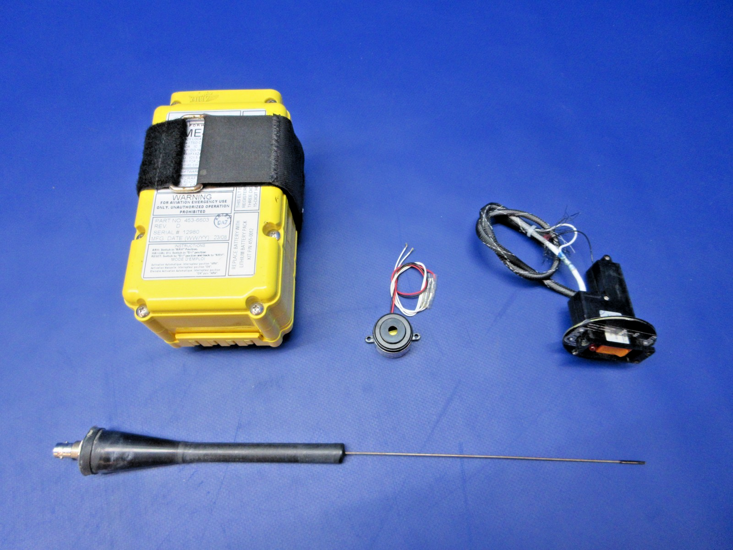 Artex ELT ME-406 w/Tray, Remote Switch & Antenna P/N 453-6603 TESTED (0426-812)1