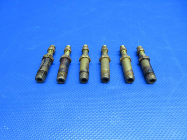 Continental TSIO-520-E Fuel Injector Nozzles P/N 657070 SET OF 6 (0924-715)