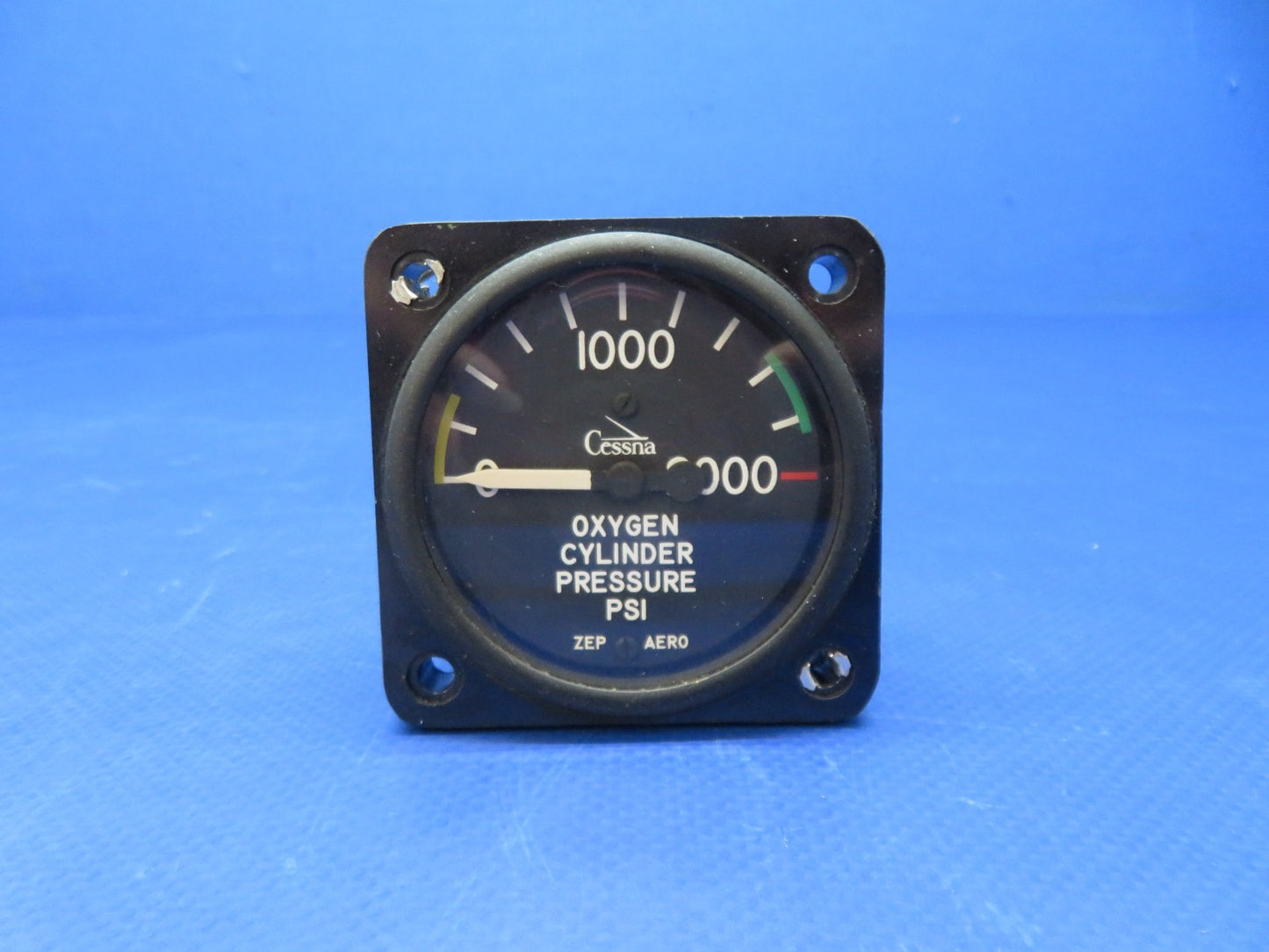 Cessna 421 Oxygen Cylinder Pressure Gauge P/N S-1325L-1 WARRANTY (0326-206)0