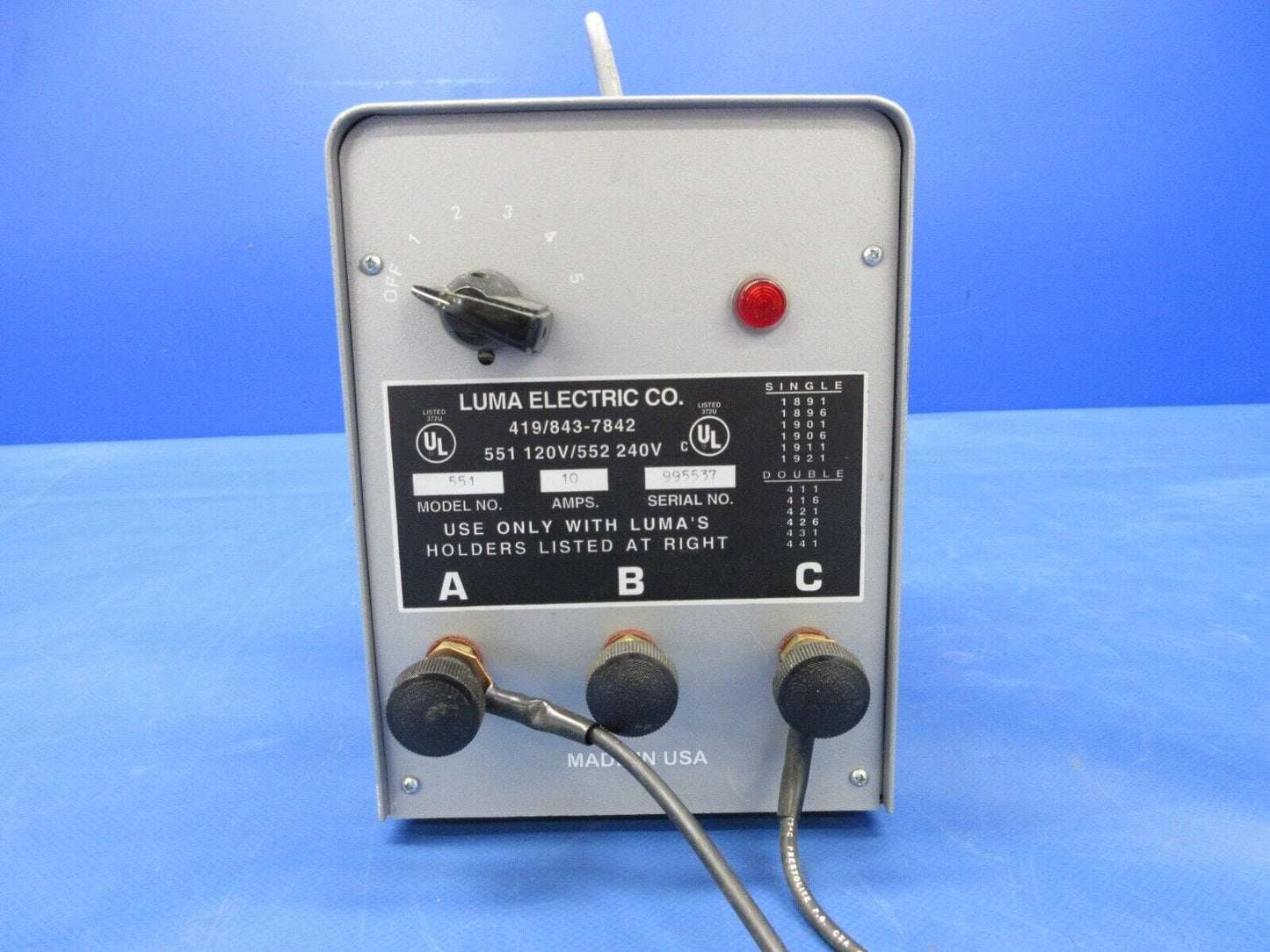 Luma Electric Soldering Tool Model 551 (1124-2001)
