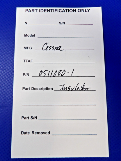Cessna Insulator P/N 0511080-1 NOS (0526-1413)8