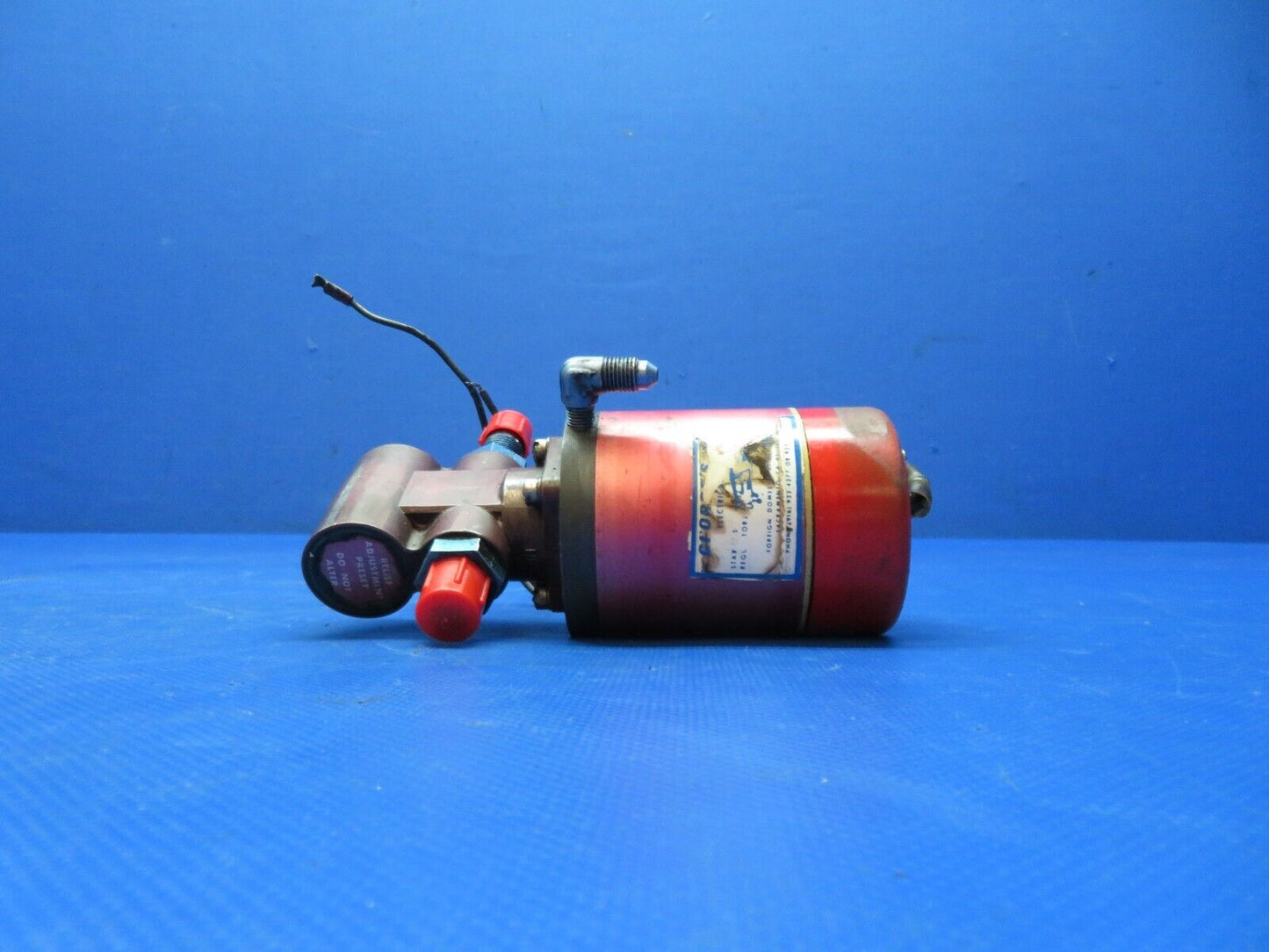 Dukes Auxiliary Electric Fuel Pump 28v P/N C291504-0201 TESTED (0724-139)