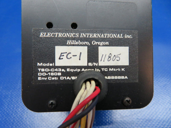 Electronics International CHT EGT Indicator EC-1 WARRANTY (1224-121)