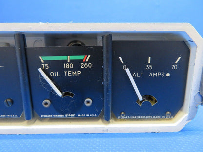 Piper PA-28-181 Stewart Warner Cluster Gauge P/N 436456 WARRANTY (0424-1792)