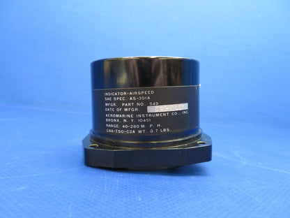 Aeromarine Instrument Co. True Airspeed Indicator P/N 549 CORE (0720-475)4