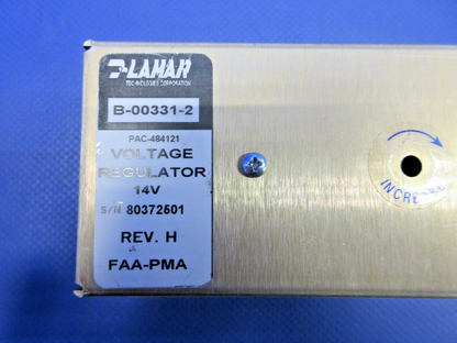 Lamar Voltage Regulator 14V P/N B-00331-2 (0426-764)2