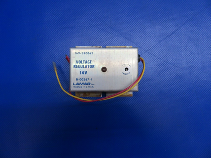 Beech C23 Sundowner Lamar Voltage Regulator 14v P/N 169-380063 (0724-1893)