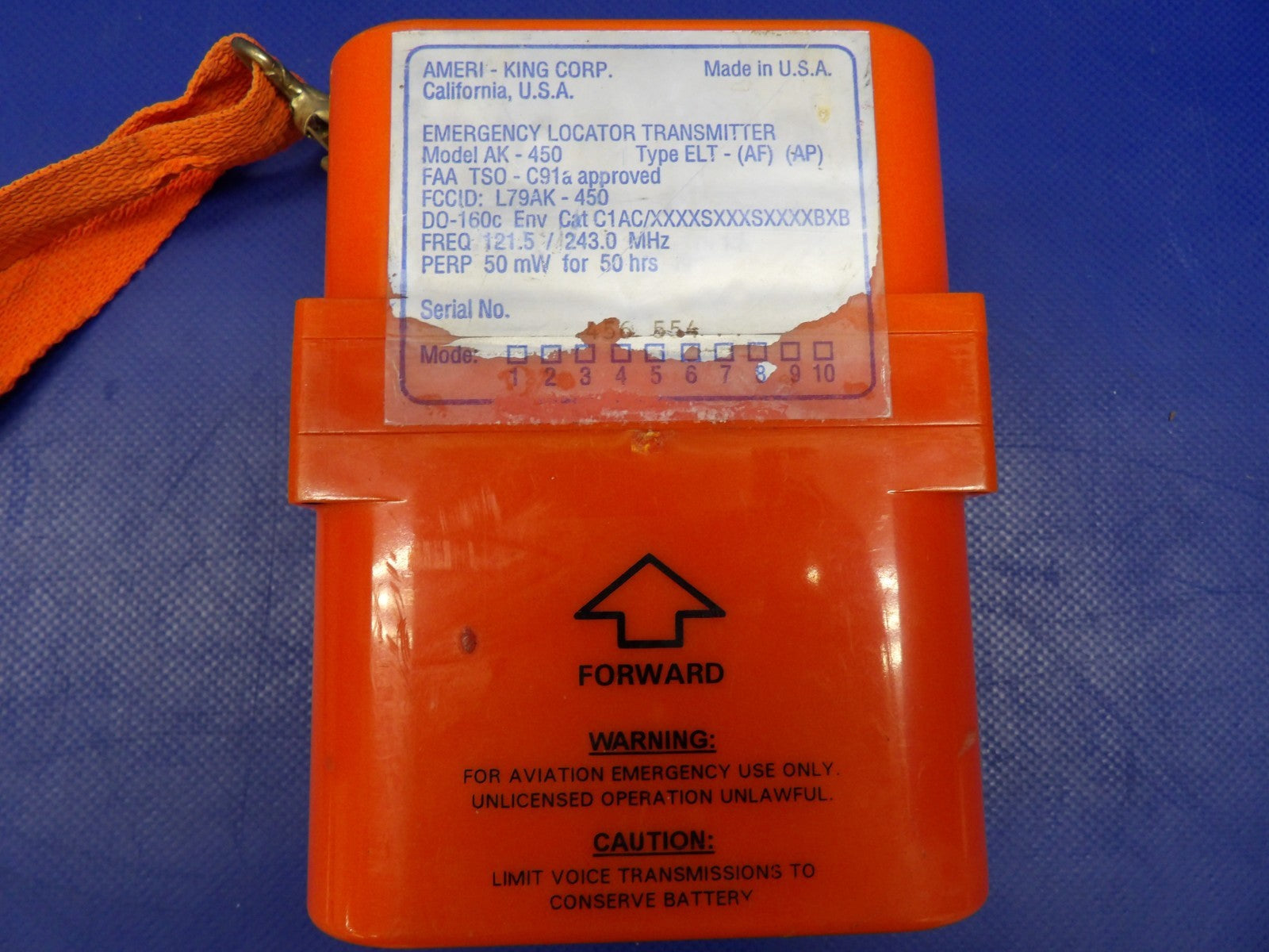 Ameri-King AK-450 ELT / FOR PARTS (0726-2075)8