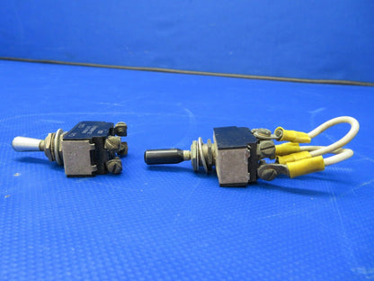 Beech 58 Baron Toggle Switches P/N 35-380053-3, 35-380053-7 LOT OF 4 (0521-68)