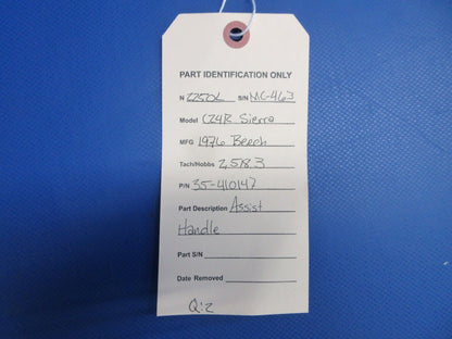 Beech C24R Sierra Assist Handle P/N 35-410147 (0524-1859)