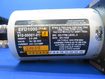 Aspen Avionics EFD1000 Max System 14/28v P/N 910-00001-012 (0926-105)2