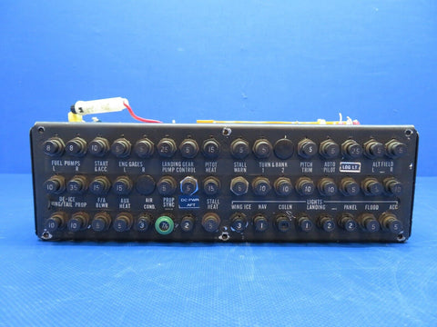 Piper PA-34-200T Circuit Breaker Panel Assy P/N 37410-00 & -000 (0424-1800)