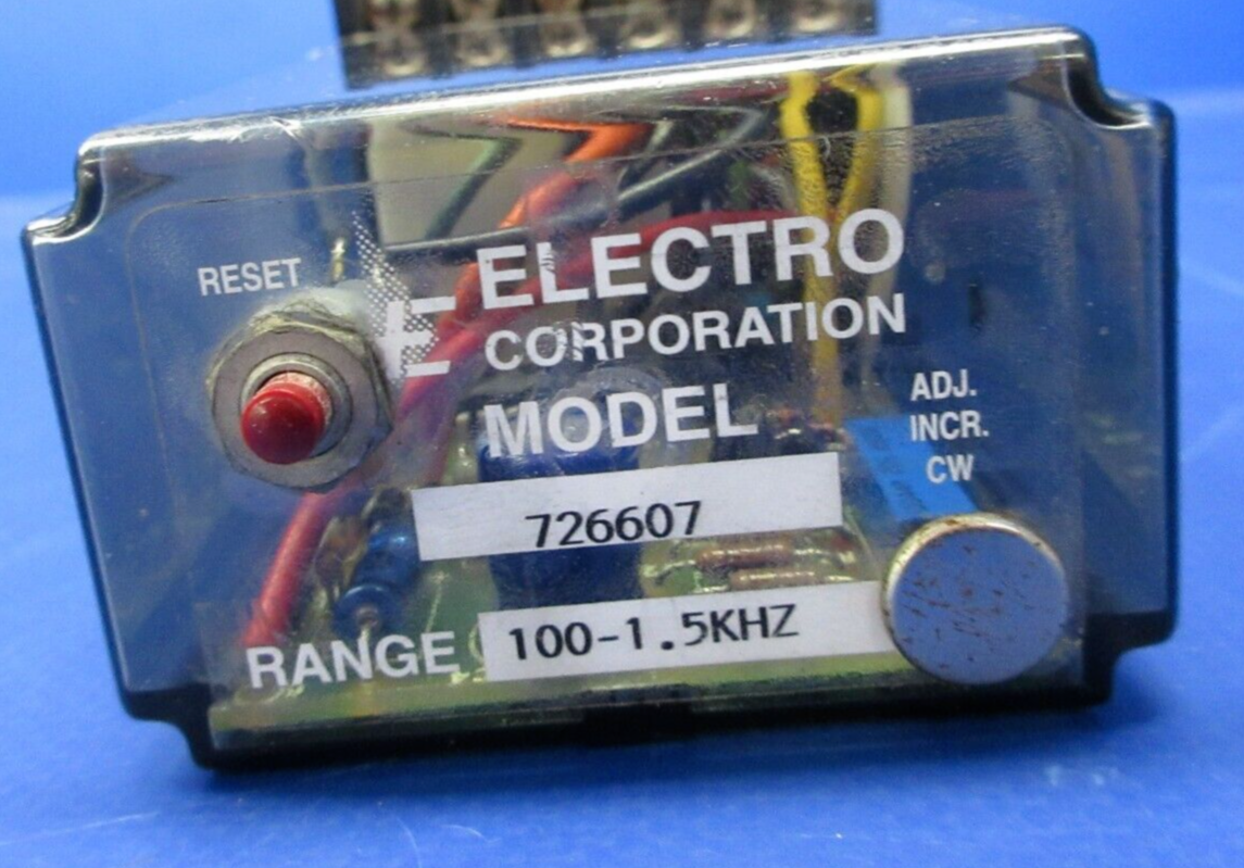 Enstrom 280FX Electro Corp 726607 Frequency Controller WARRANTY (0325-1386)2