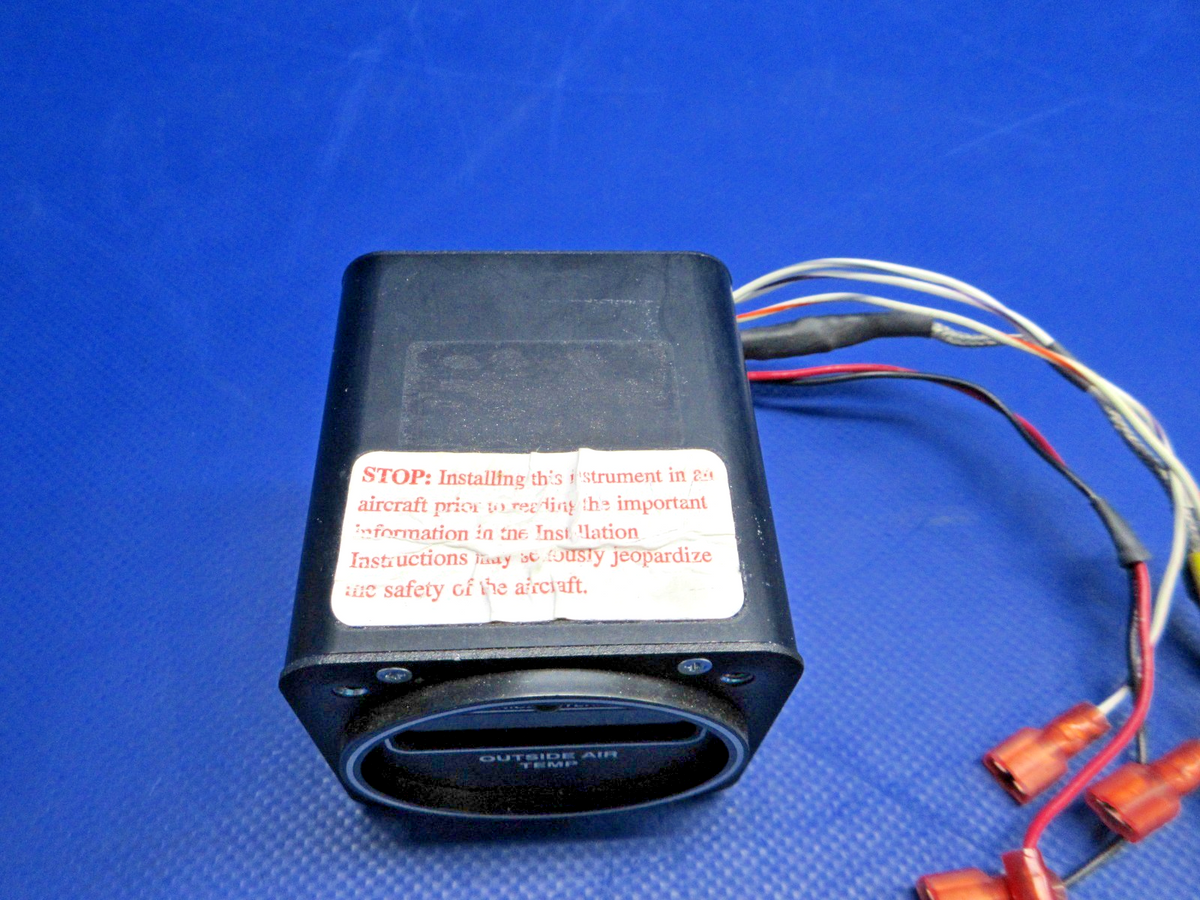 Electronics International OAT Indicator w/Connector P/N A-1 TESTED (0926-892)2