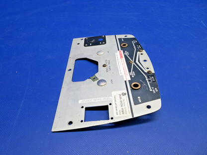 Beech D95A Travel Air Fuel Selector Valve Cover Plate P/N 96-920011-11 (0326-7595