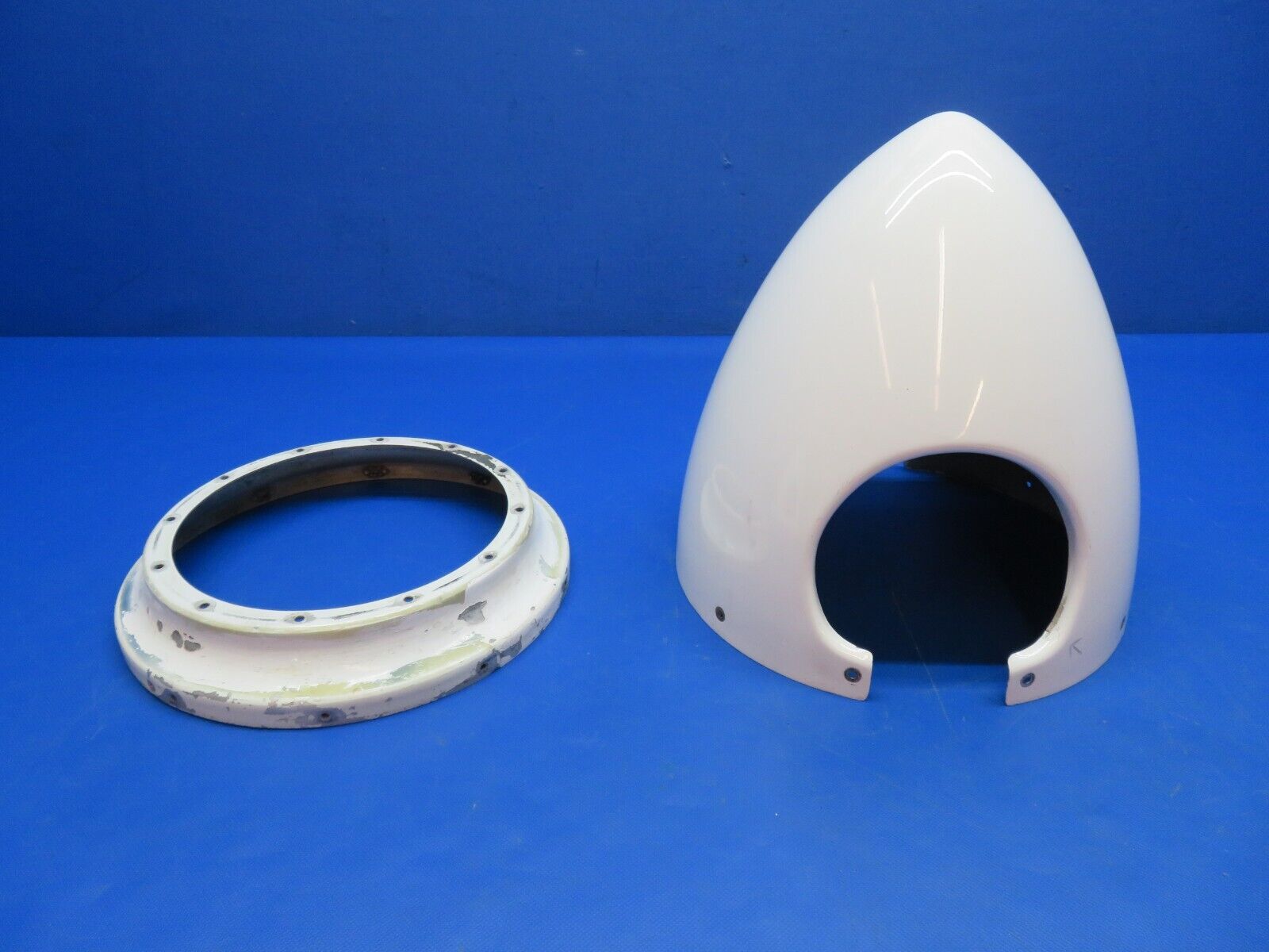 Piper PA-23-250 Hartzell Propeller Spinner & Rear Bulkhead 16443-00 (0624-1344)