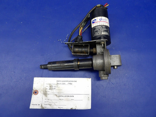 Piper Dukes De-Ice Transmission w Motor 24V P/N 5142-00-1 TESTED (0526-1368)0