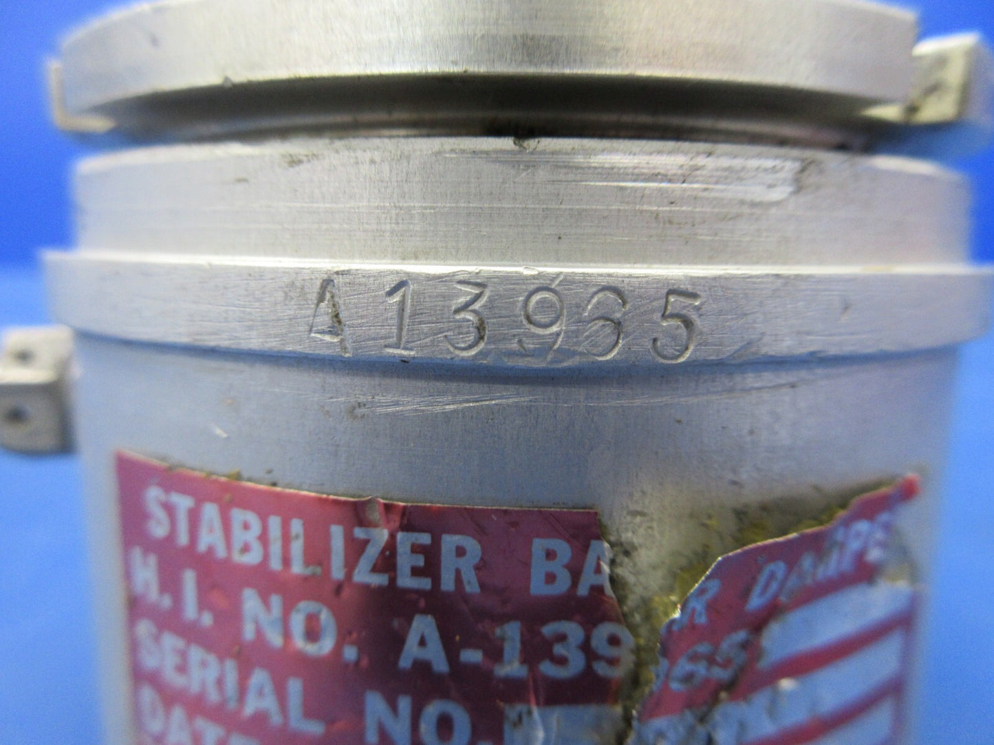 Bell 47J-2 Helicopter Stabilizer Bar Dampener P/N A-13965 (1124-1368)5
