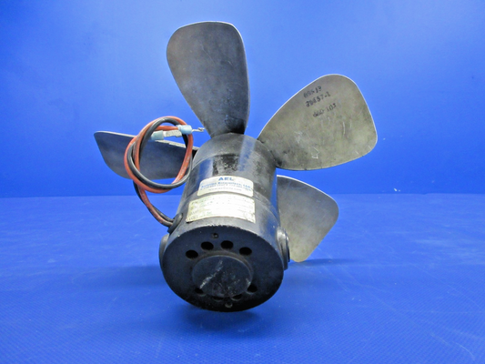 Piper PA-31T1 Cheyenne Condenser Fan & Motor 28V P/N 4544-00-5 TESTED (0526-910)0