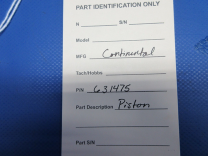 Continental Aircraft Engine Piston P/N 631475 (0624-813)11