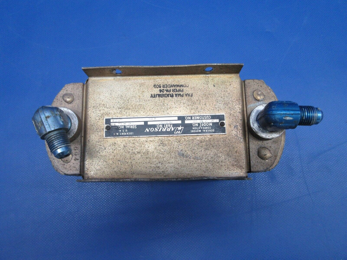 Harrison AP07AU06-03 Oil Cooler Assy P/N 8526250 CORE (0424-1137)