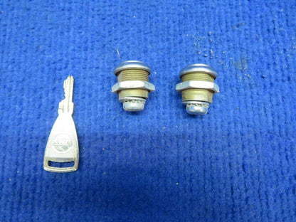 Cessna Baggage Lock & Door Lock w/ Key P/N 5500004-803 LOT OF 2 NOS (0622-24)