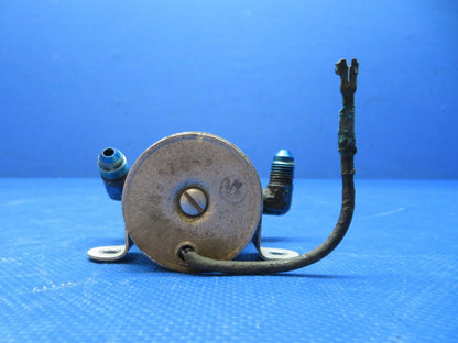 Early Cessna Stewart Warner Fuel Solenoid Valve G-489578-24-V TESTED (0724-107)
