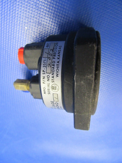 Beech A23A Musketeer Suction Gauge P/N 50-384042-1, SP-357H-BEC (0521-422)