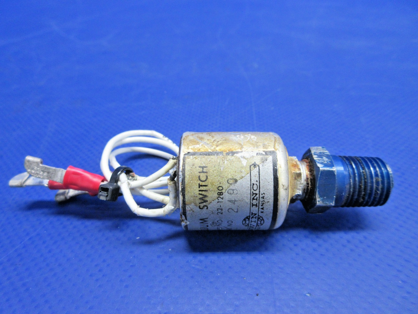 Mooney M20E Garwin Vacuum Switch P/N 22-1280 TESTED (0626-750)2