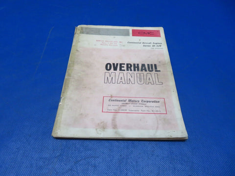 Continental IO-520 Series Overhaul Manual 1967 P/N X-30039 (1024-188)