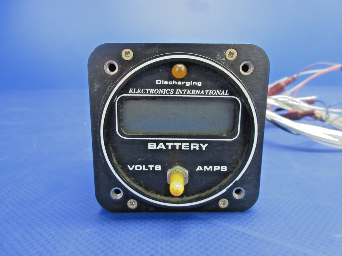 Electronics Intl Voltage Ammeter Indicator & Switch VA-1-100 WARRANTY (0826-839)0
